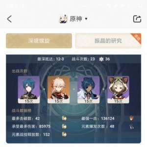 原神：纯精通碎冰海染早柚深渊思路