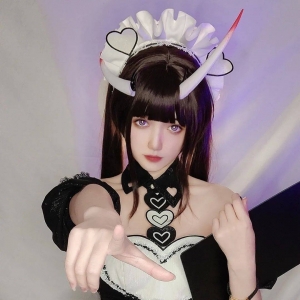 cos：碧蓝航线能代女仆cos试装@摇光
