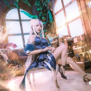 cos：原神凝光薄樱初绽时cos正片@如月灰
