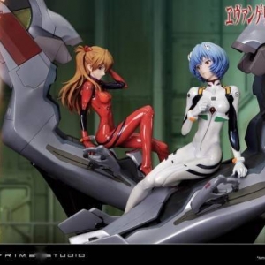 女神终亮相！P1S《EVA新剧场》绫波丽 明日香雕像