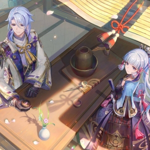 原神：一队一金挑战get，低成本福音，绫人武装+绫华永冻