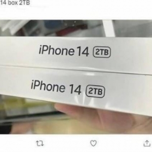或将出现2TB版本！苹果新机iPhone14包装盒被曝光