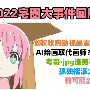 2022宅圈大事件回顾，看看自己撞上了哪些好事和破事
