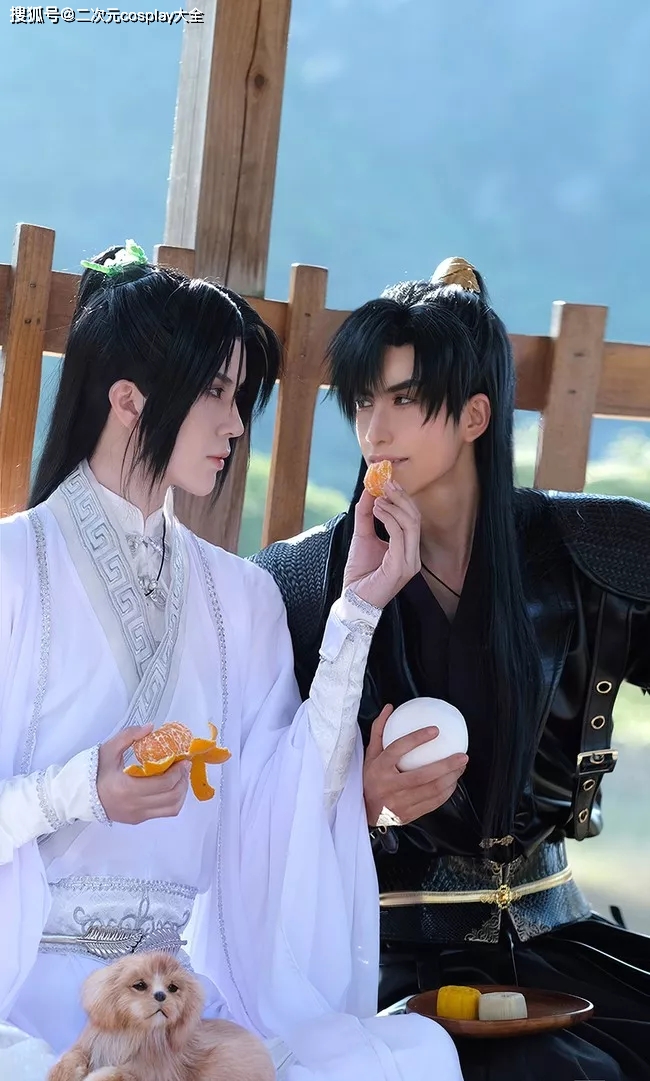 《二哈和他的白猫师尊》楚晚宁，墨燃cos，扛锄头画面太温馨啦s3.jpeg