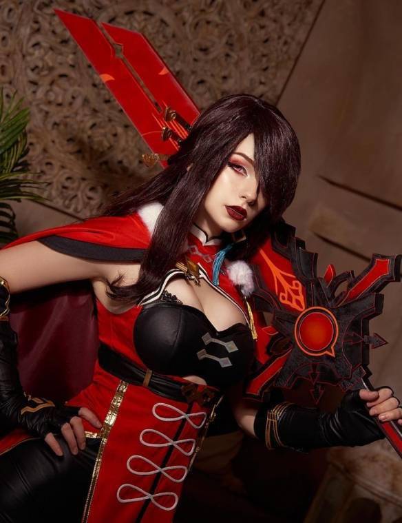 俄罗斯正妹《自杀小队》小丑女COS 热辣短裙舞女s24.jpeg