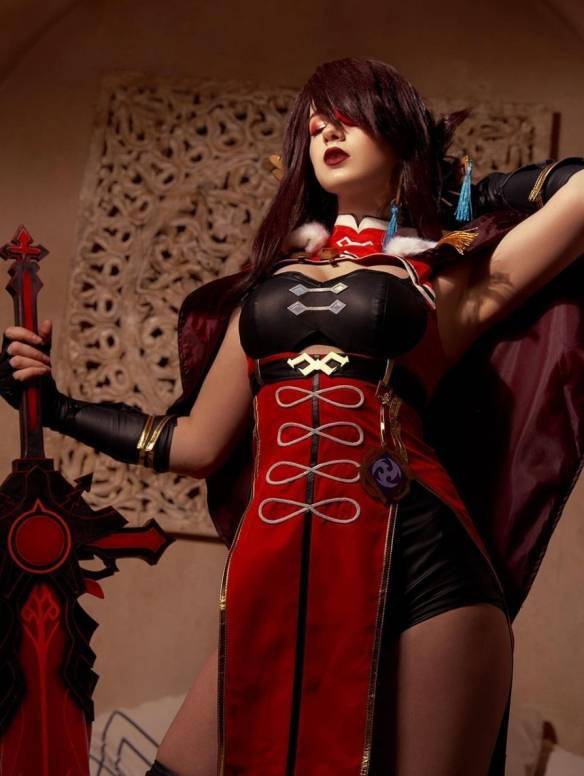 俄罗斯正妹《自杀小队》小丑女COS 热辣短裙舞女s32.jpeg