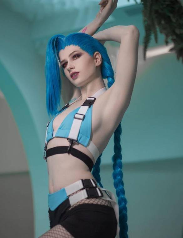 俄罗斯正妹《自杀小队》小丑女COS 热辣短裙舞女s33.jpeg