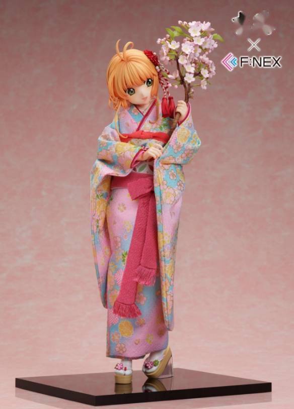 《魔卡少女樱》木之本樱日本人偶 手举樱花白皙可爱s7.jpeg