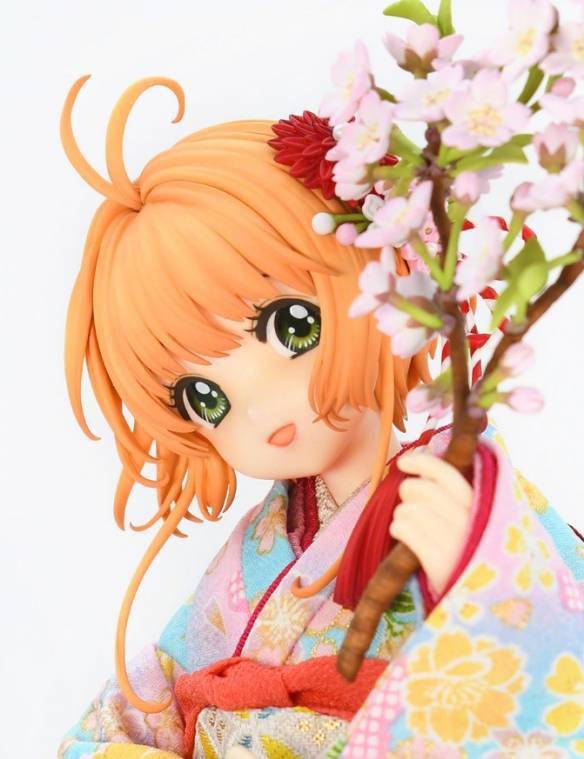 《魔卡少女樱》木之本樱日本人偶 手举樱花白皙可爱s1.jpeg