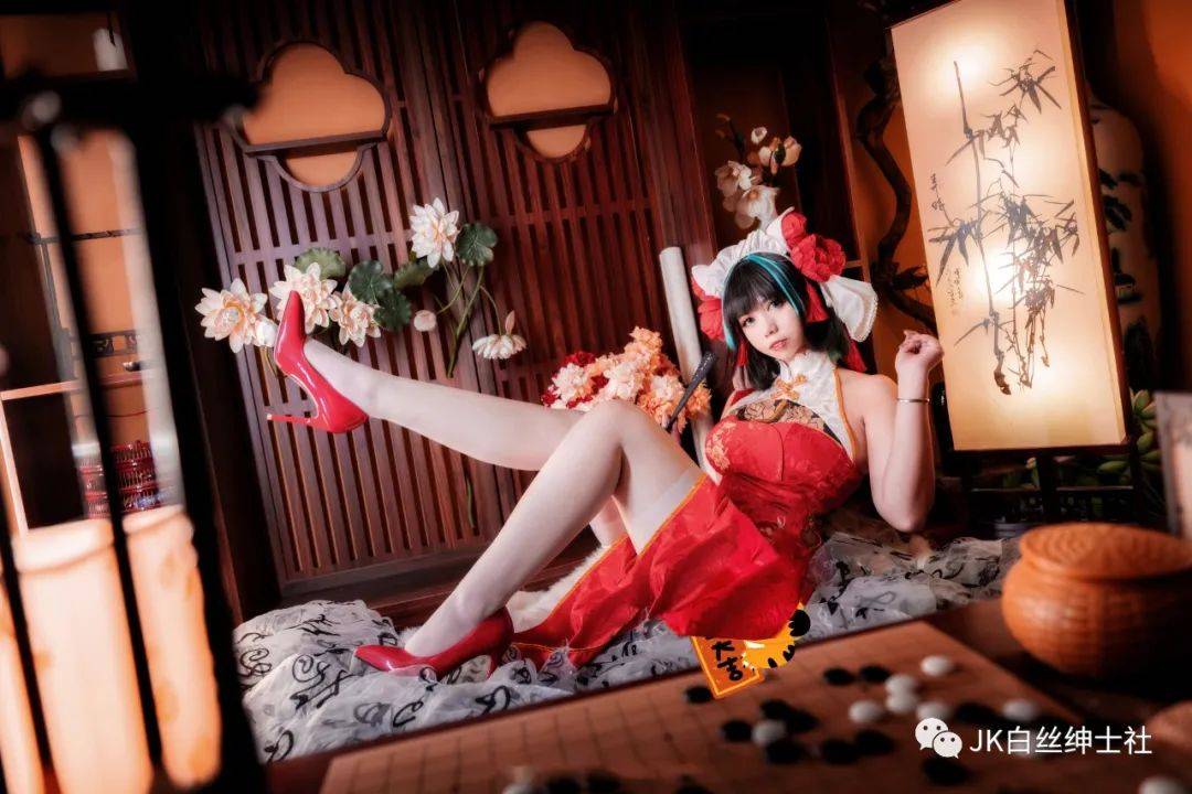 cos：碧蓝航线柴郡过场旗袍cos正片@魅瞳s2.jpeg