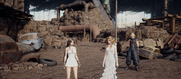 【FF7】艾瑞斯和蒂法的婚纱