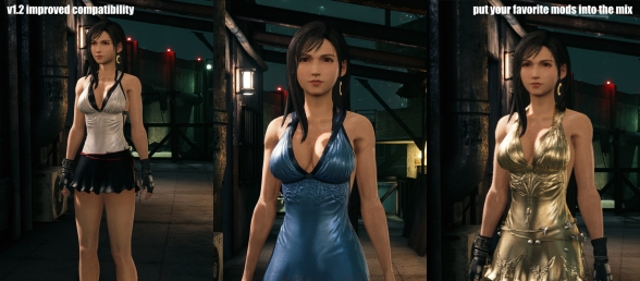 【FF7】蒂法紫色连衣裙定制