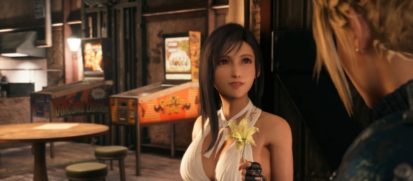 【FF7】蒂法 白色蕾丝连衣裙