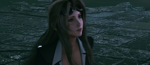 【FF7】艾瑞斯穿着里诺的西装
