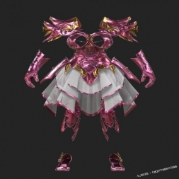 【滚5】女英杰套装·金粉史诗铠甲+传奇武器
